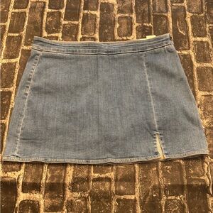American Eagle Outfitters Blue Denim Mini Skirt